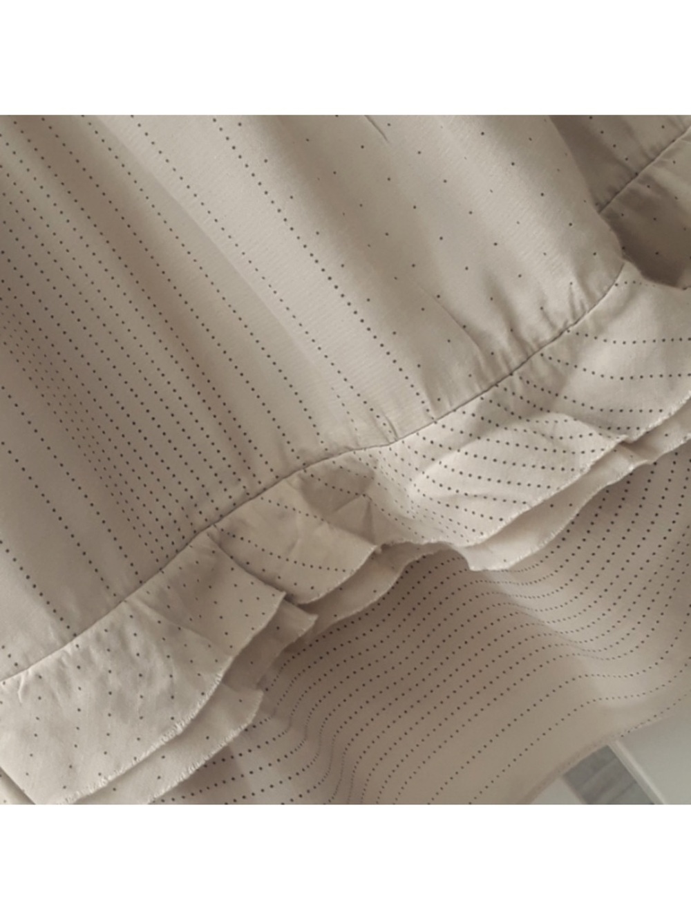 Marni Cream Tiered Ruffle V-Neck Camisole